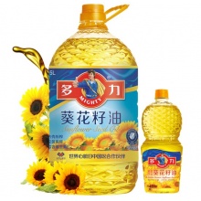 多力葵花籽油5L+250ml 食用油 含维生素e